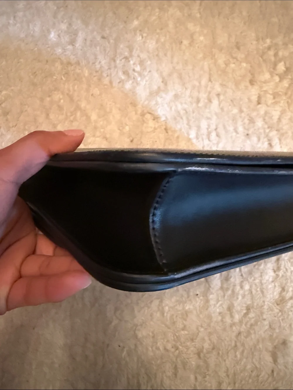 Tory Burch Eleanor Black Leather Crossbody with Gold Logo Medallion